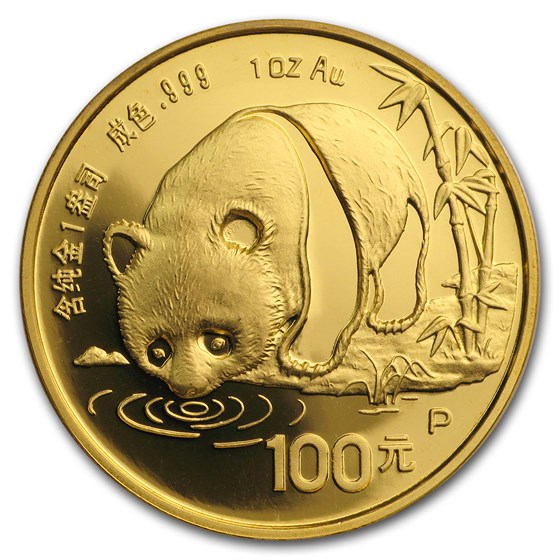 1987 China 1 oz Gold Panda Proof (In Capsule) 1987 China 1 oz Gold Panda Proof (In Capsule)
